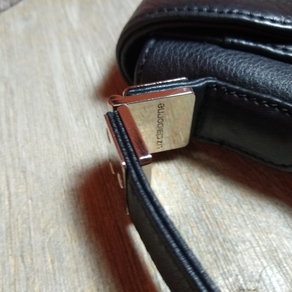 Vintage Liz Claiborne Leather Co. Black Leather Purse - Picture 4 of 11